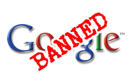 Banned from Google